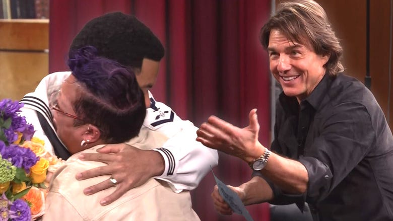 Tom Cruise Reunites Fan With Their Service Member Son